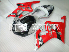 Suzuki GSXR600 2001-2003 Injection ABS Fairing - Factory Style - Black Silver Red - MFS2123 - Fairings Kit