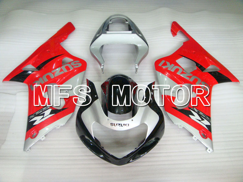Suzuki GSXR600 2001-2003 Injection ABS Fairing - Factory Style - Black Silver Red - MFS2123 - Fairings Kit