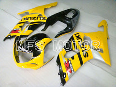 Suzuki GSXR600 2001-2003 Injection ABS Fairing - Factory Style - Black Yellow - MFS2129 - Fairings Kit
