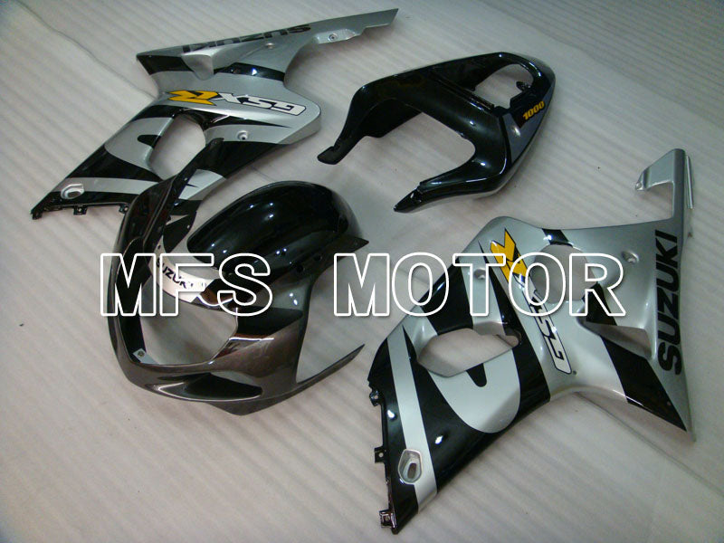 Suzuki GSXR750 2000-2003 Injection ABS Fairing - Factory Style - Black Silver - MFS6952 - Fairings Kit