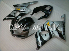 Suzuki GSXR600 2001-2003 Injection ABS Fairing - Factory Style - Black Silver - MFS2134 - Fairings Kit