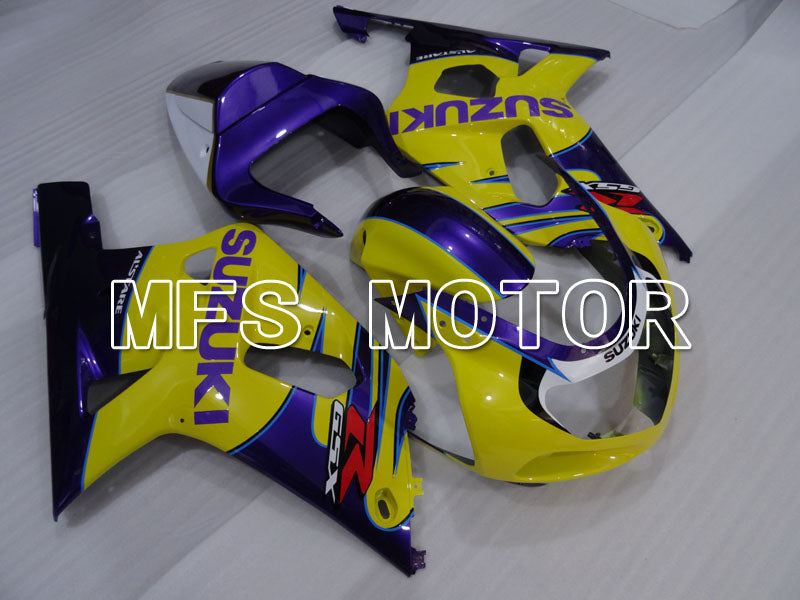 Suzuki GSXR750 2000-2003 Injection ABS Fairing - Factory Style - Yellow Purple - MFS6959 - Fairings Kit