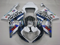 Suzuki GSXR600 2001-2003 Injection ABS Fairing - Factory Style - White Blue - MFS2144 - Fairings Kit