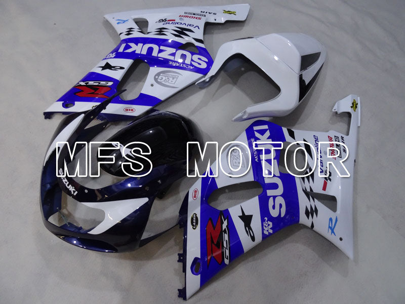 Suzuki GSXR600 2001-2003 Injection ABS Fairing - MOTUL - White Blue - MFS2147 - Fairings Kit
