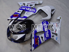 Suzuki GSXR600 2001-2003 Injection ABS Fairing - MOTUL - White Blue - MFS2147 - Fairings Kit