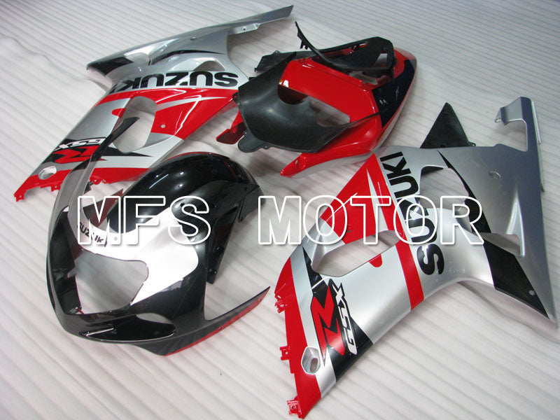 Suzuki GSXR600 2001-2003 Injection ABS Fairing - Factory Style - Black Red Silver - MFS2151 - Fairings Kit