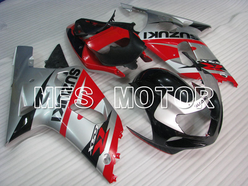 Suzuki GSXR600 2001-2003 Injection ABS Fairing - Factory Style - Black Red Silver - MFS2151 - Fairings Kit