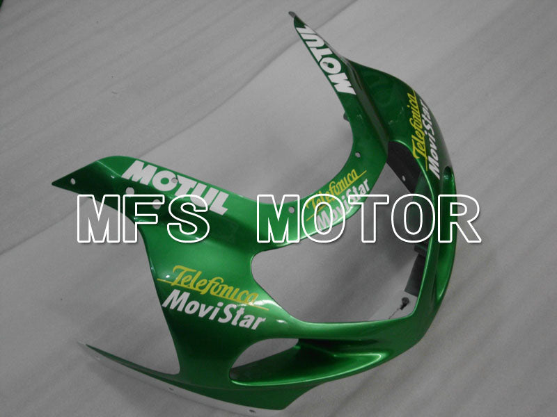 Suzuki GSXR600 2001-2003 Injection ABS Fairing - Movistar - Green - MFS2156 - Fairings Kit