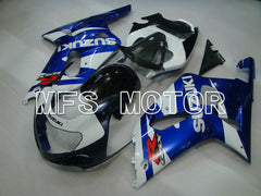 Suzuki GSXR600 2001-2003 Injection ABS Fairing - Factory Style - Black Blue White - MFS2157 - Fairings Kit