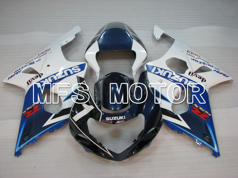 Suzuki GSXR750 2000-2003 Injection ABS Fairing - DUNLOP - White Blue - MFS6976 - Fairings Kit