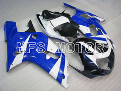 Suzuki GSXR600 2001-2003 Injection ABS Fairing - Factory Style - White Blue - MFS2172 - Fairings Kit