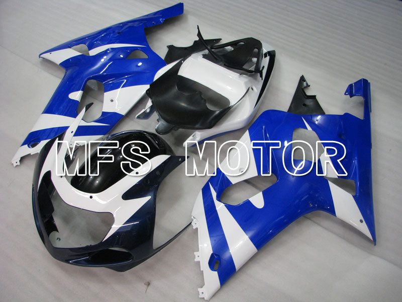 Suzuki GSXR600 2001-2003 Injection ABS Fairing - Factory Style - White Blue - MFS2172 - Fairings Kit