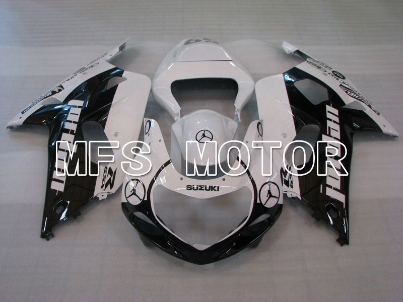 Suzuki GSXR600 2001-2003 Injection ABS Fairing - Factory Style - Black White - MFS2179 - Fairings Kit