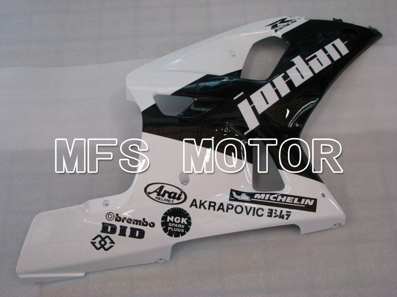 Suzuki GSXR750 2000-2003 Injection ABS Fairing - Factory Style - Black White - MFS6986 - Fairings Kit