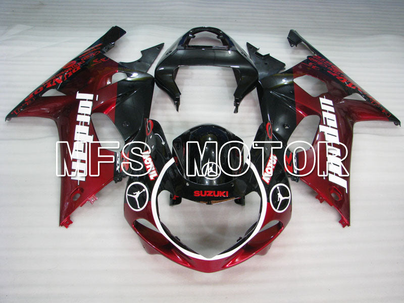 Suzuki GSXR750 2000-2003 Injection ABS Fairing - Jordan - Black Red - MFS6990 - Fairings Kit