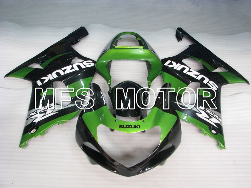 Suzuki GSXR600 2001-2003 Injection ABS Fairing - Factory Style - Black Green - MFS2191 - Fairings Kit