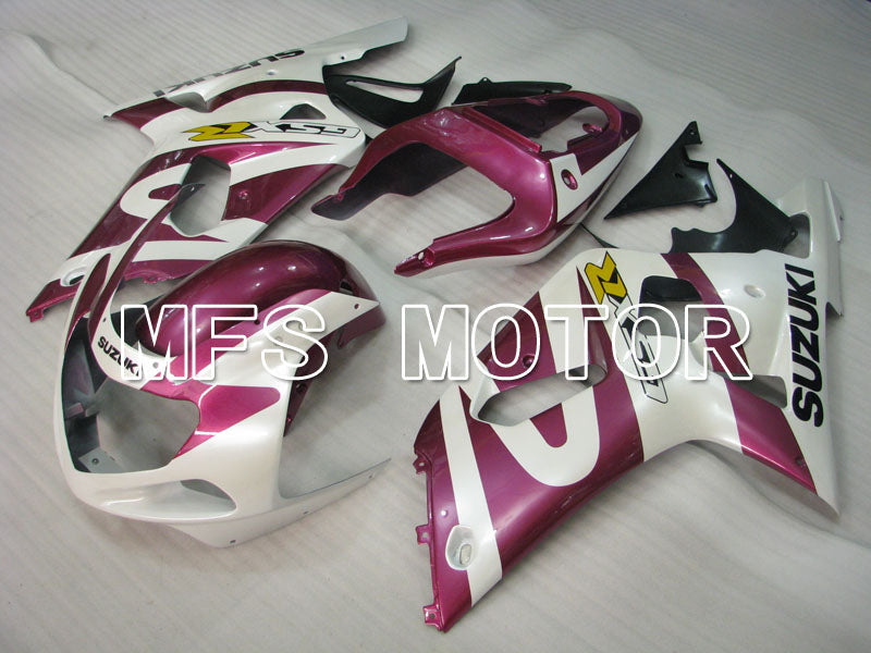 Suzuki GSXR600 2001-2003 Injection ABS Fairing - Factory Style - White Purple - MFS2193 - Fairings Kit