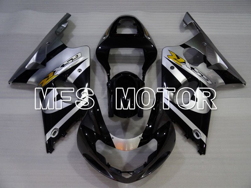 Suzuki GSXR750 2000-2003 Injection ABS Fairing - Factory Style - Black Silver - MFS6995 - Fairings Kit