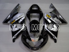 Suzuki GSXR750 2000-2003 Injection ABS Fairing - Factory Style - Black Silver - MFS6995 - Fairings Kit