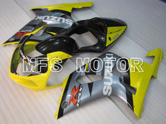 Suzuki GSXR750 2000-2003 Injection ABS Fairing - Factory Style - Gray Yellow - MFS7001 - Fairings Kit