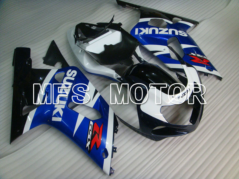 Suzuki GSXR600 2001-2003 Injection ABS Fairing - Factory Style - Black Wihte Blue - MFS2209 - Fairings Kit
