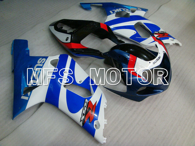 Suzuki GSXR600 2001-2003 Injection ABS Fairing - Factory Style - White Blue - MFS2210 - Fairings Kit