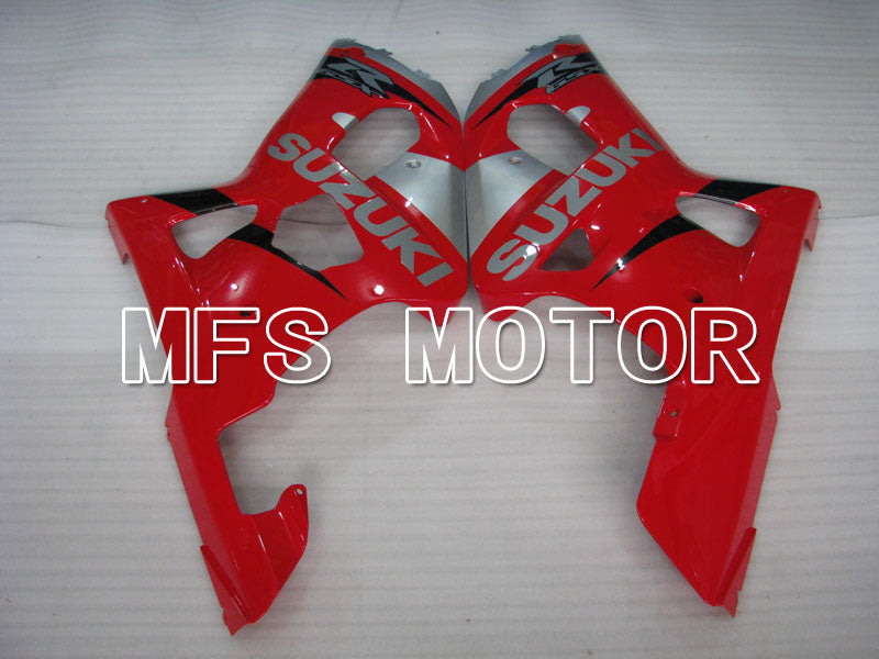 Suzuki GSXR750 2000-2003 Injection ABS Fairing - Factory Style - Black Red Silver - MFS7006 - Fairings Kit