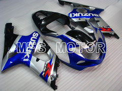Suzuki GSXR750 2000-2003 Injection ABS Fairing - Factory Style - Black Blue Silver - MFS7010 - Fairings Kit