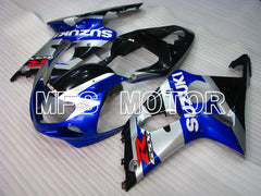 Suzuki GSXR600 2001-2003 Injection ABS Fairing - Factory Style - Black Blue Silver - MFS2219 - Fairings Kit