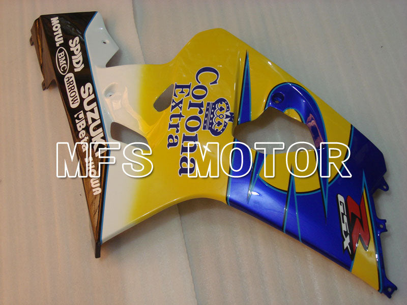 Suzuki GSXR600 GSXR750 2004-2005 Injection ABS Fairing - Corona - Blue Yellow - MFS2228 - Fairings Kit