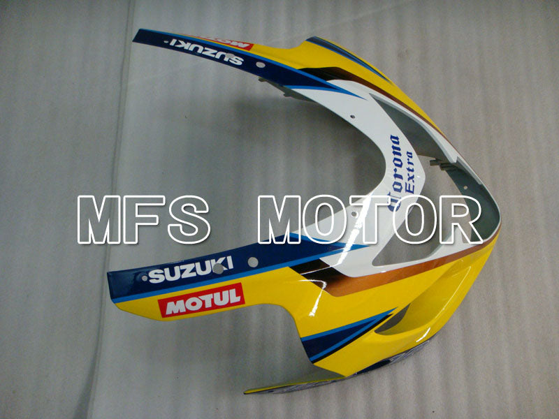 Suzuki GSXR600 GSXR750 2004-2005 Injection ABS Fairing - Corona - Black Blue Yellow - MFS2230 - Fairings Kit