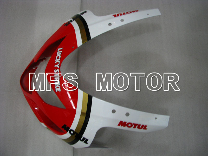Suzuki GSXR600 GSXR750 2004-2005 Injection ABS Fairing - Luky Strike - White Red - MFS2246 - Fairings Kit