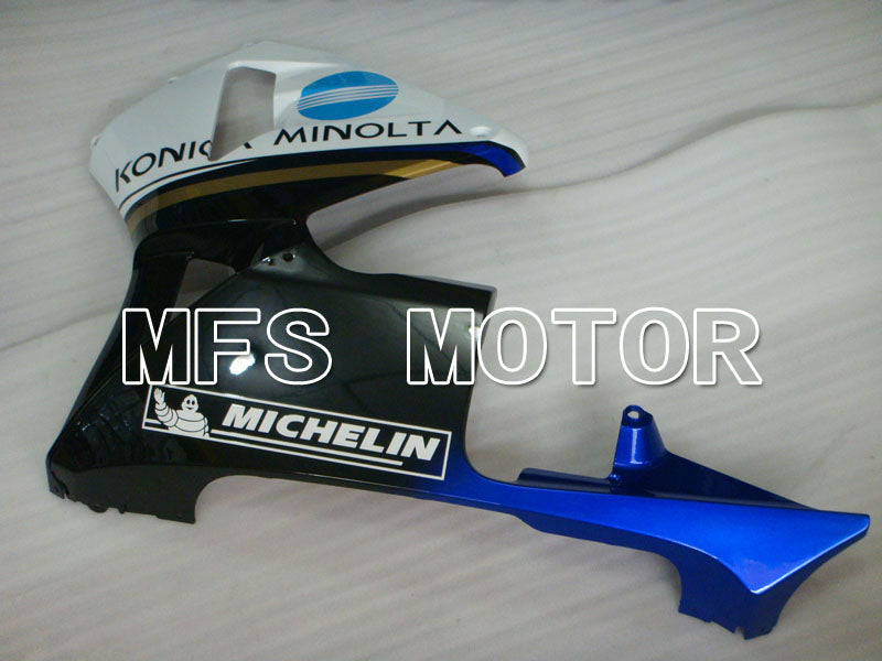 Honda CBR600RR 2005-2006 Injection ABS Fairing - Konica Minolta - Black White Blue - MFS2253 - Fairings Kit