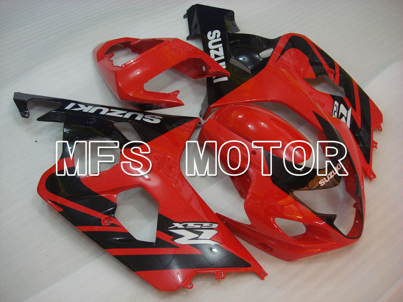 Suzuki GSXR600 GSXR750 2004-2005 Injection ABS Fairing - Factory Style - Black Red - MFS2258 - Fairings Kit
