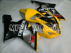 Suzuki GSXR600 GSXR750 2004-2005 Injection ABS Fairing - Factory Style - Black Yellow - MFS2263 - Fairings Kit