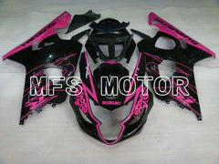 Suzuki GSXR600 GSXR750 2004-2005 Injection ABS Fairing - Factory Style - Black Pink - MFS2264 - Fairings Kit
