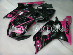 Suzuki GSXR600 GSXR750 2004-2005 Injection ABS Fairing - Factory Style - Black Pink - MFS2264 - Fairings Kit