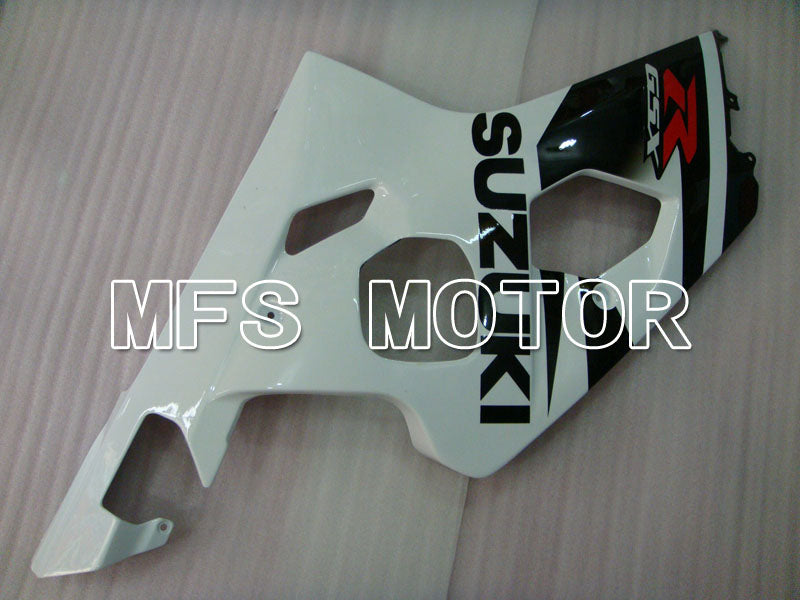 Suzuki GSXR600 GSXR750 2004-2005 Injection ABS Fairing - Factory Style - Black White - MFS2265 - Fairings Kit