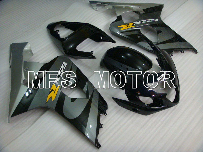Suzuki GSXR600 GSXR750 2004-2005 Injection ABS Fairing - Factory Style - Black Gray - MFS2270 - Fairings Kit