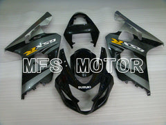 Suzuki GSXR600 GSXR750 2004-2005 Injection ABS Fairing - Factory Style - Black Gray - MFS2270 - Fairings Kit