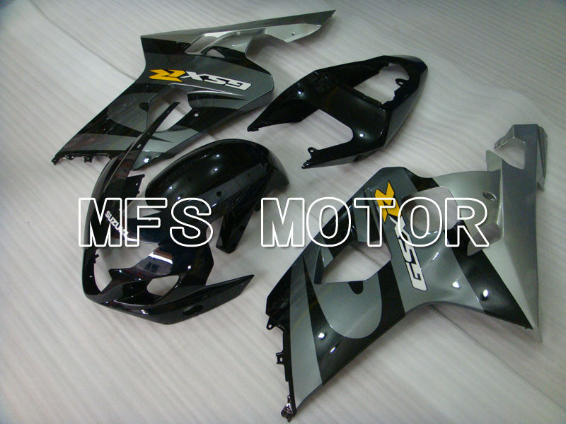 Suzuki GSXR600 GSXR750 2004-2005 Injection ABS Fairing - Factory Style - Black Gray - MFS2270 - Fairings Kit