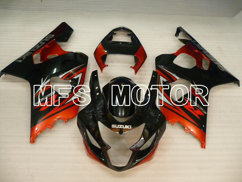 Suzuki GSXR600 GSXR750 2004-2005 Injection ABS Fairing - Factory Style - Black Red - MFS2291 - Fairings Kit
