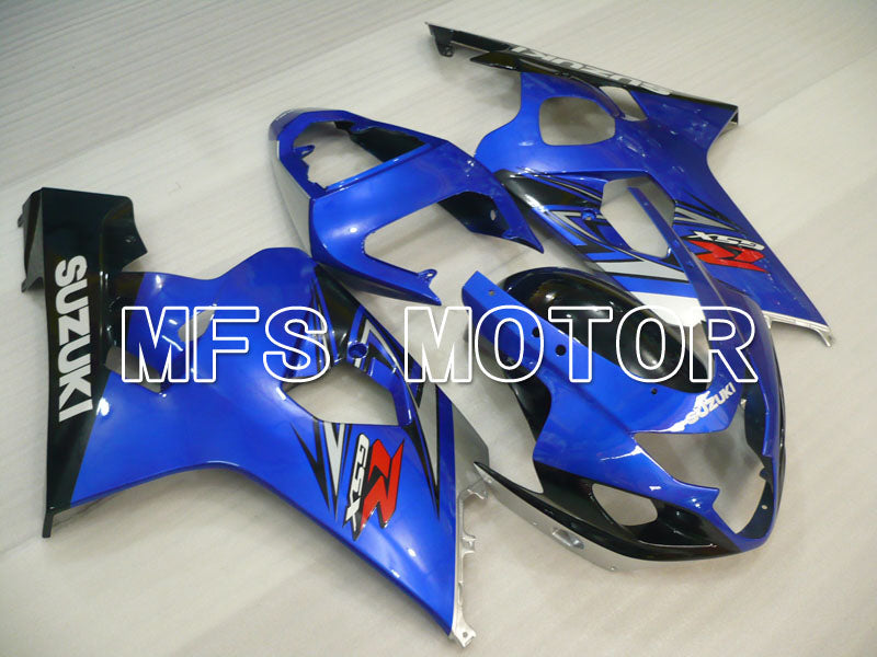 Suzuki GSXR600 GSXR750 2004-2005 Injection ABS Fairing - Factory Style - Black Blue - MFS2293 - Fairings Kit