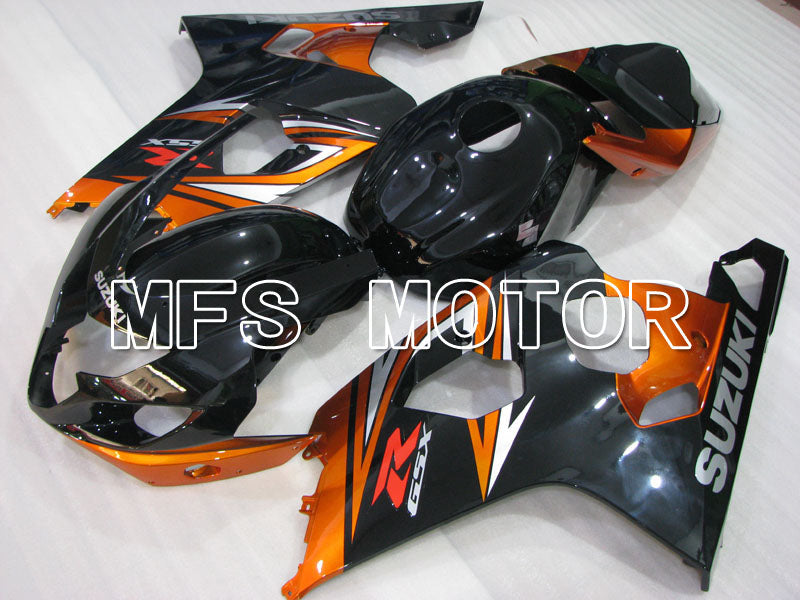 Suzuki GSXR600 GSXR750 2004-2005 Injection ABS Fairing - Factory Style - Black Orange - MFS2298 - Fairings Kit