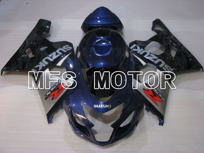 Suzuki GSXR600 GSXR750 2004-2005 Injection ABS Fairing - Factory Style - Black Blue - MFS2302 - Fairings Kit