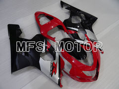 Suzuki GSXR600 GSXR750 2004-2005 Injection ABS Fairing - Factory Style - Black Red - MFS2307 - Fairings Kit