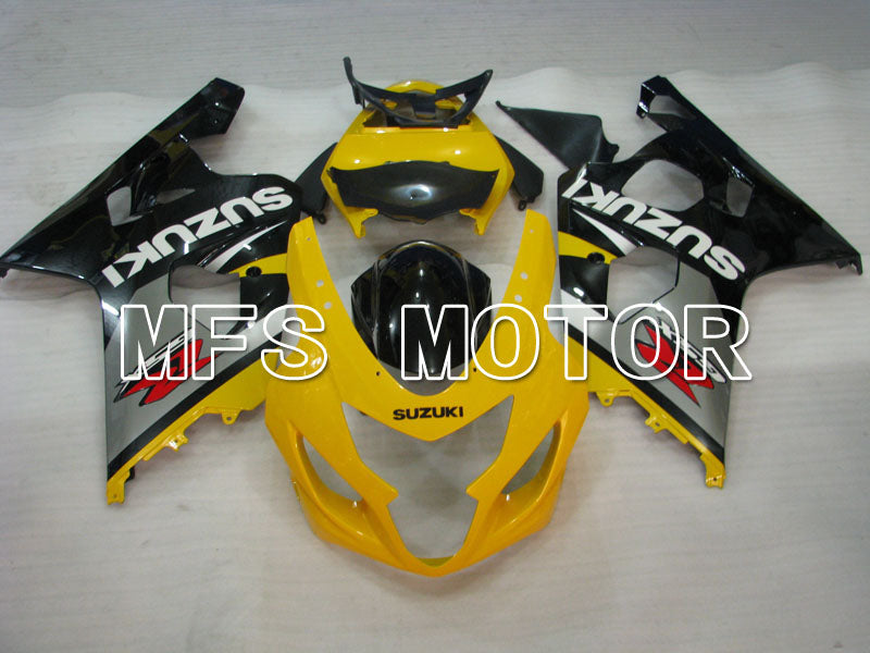 Suzuki GSXR600 GSXR750 2004-2005 Injection ABS Fairing - Factory Style - Black Yellow - MFS2311 - Fairings Kit