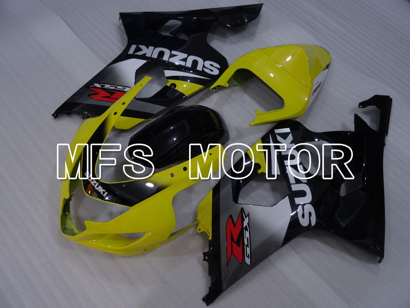 Suzuki GSXR600 GSXR750 2004-2005 Injection ABS Fairing - Factory Style - Black Yellow - MFS2314 - Fairings Kit