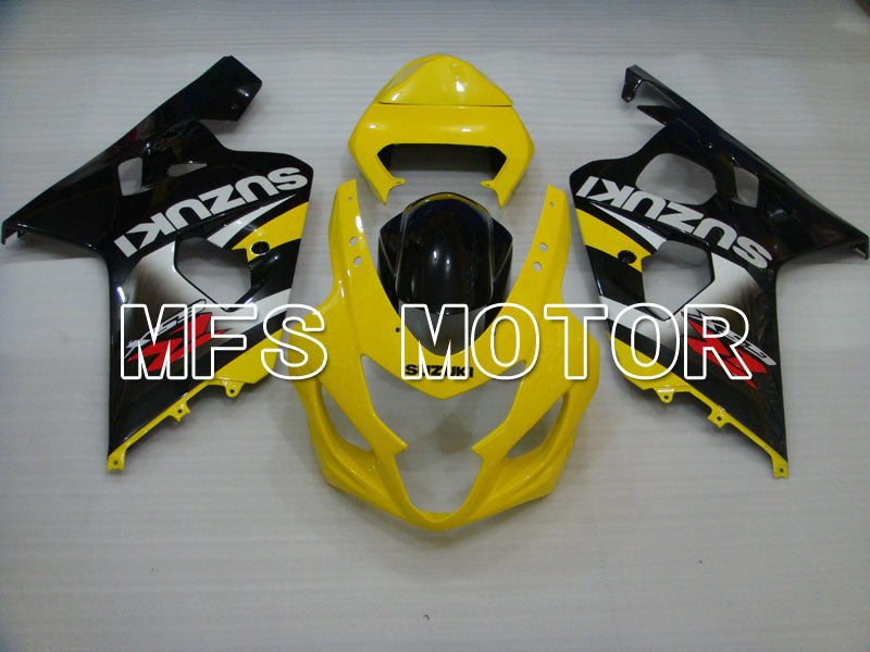 Suzuki GSXR600 GSXR750 2004-2005 Injection ABS Fairing - Factory Style - Black Yellow - MFS2315 - Fairings Kit