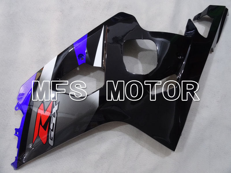 Suzuki GSXR600 GSXR750 2004-2005 Injection ABS Fairing - Factory Style - Black Blue - MFS2317 - Fairings Kit